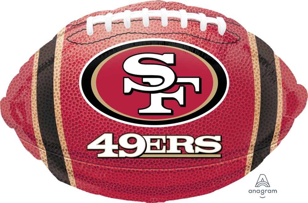 San Francisco 49ers Balloon - Football - JJ's Party House