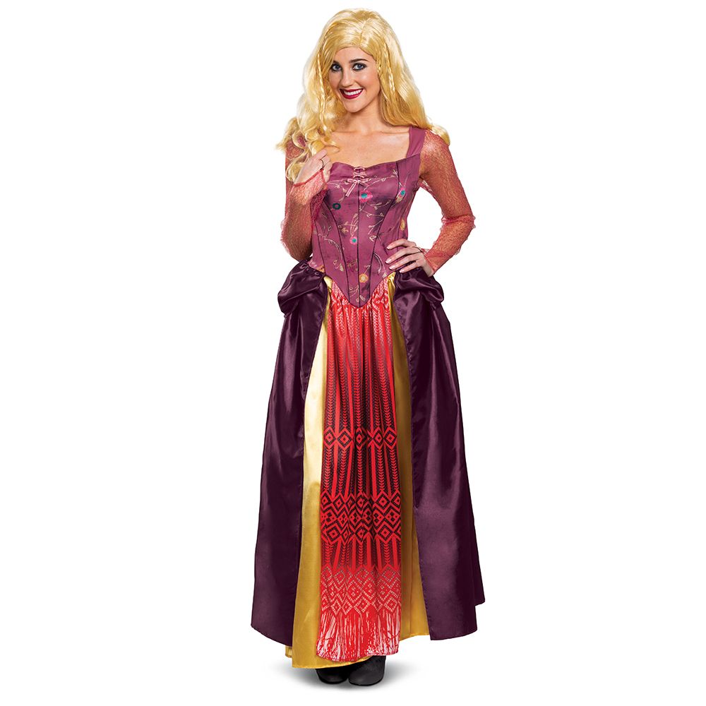 Sarah Deluxe Adult Costume - Hocus Pocus - JJ's Party House