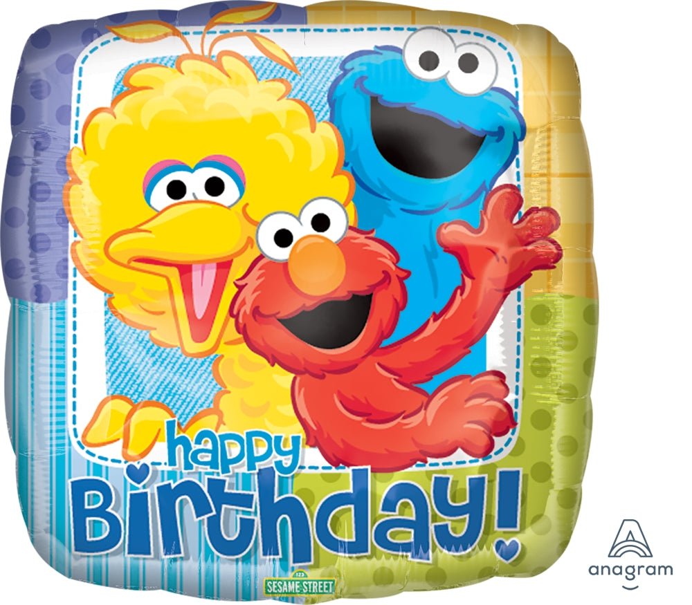 Sesame St Mylar Balloon - JJ's Party House