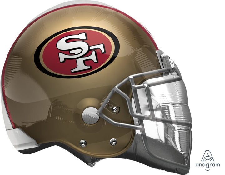 SF 49ers Helmet Balloon - JJ's Party House