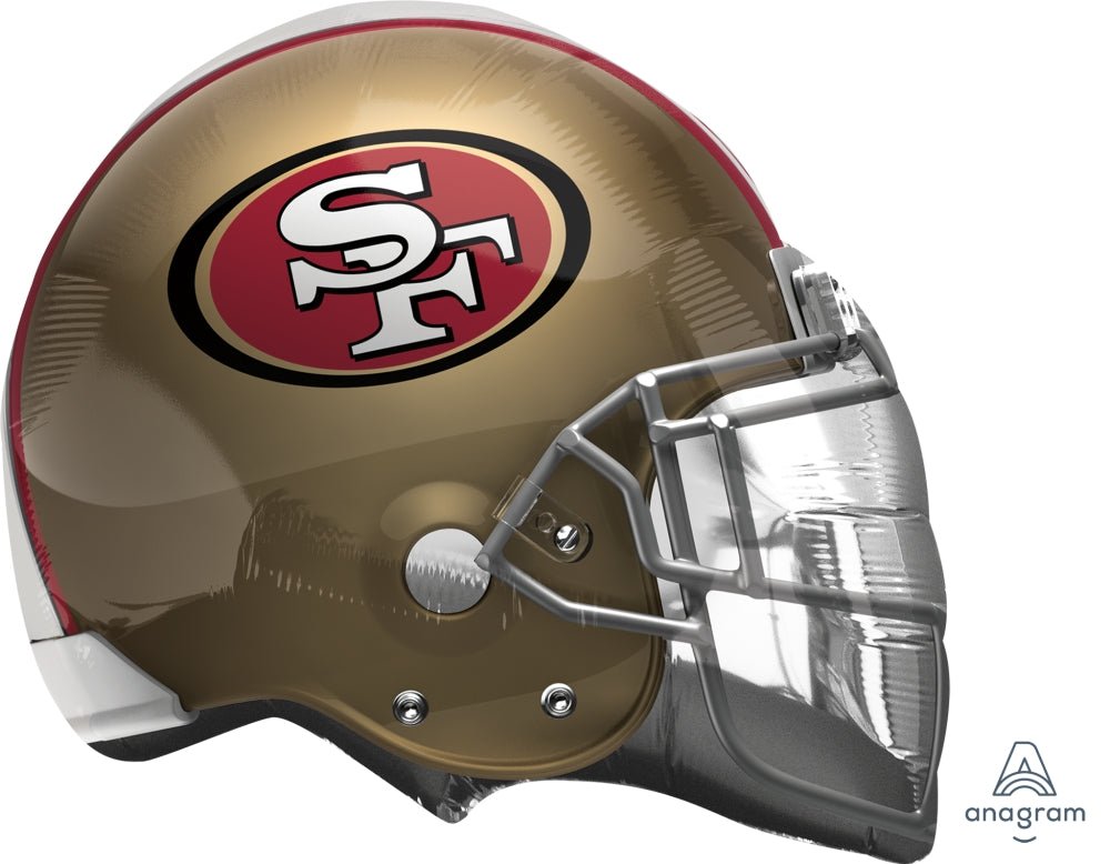 SF 49ers Helmet Balloon - JJ's Party House