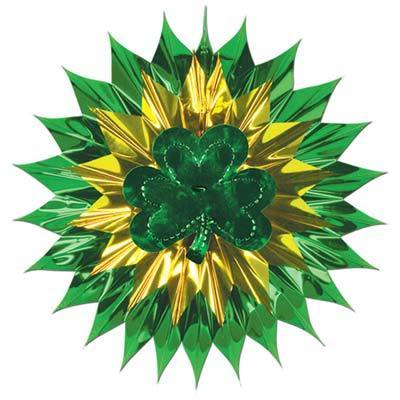 Shamrock Green & Gold Fan-Burst - JJ's Party House