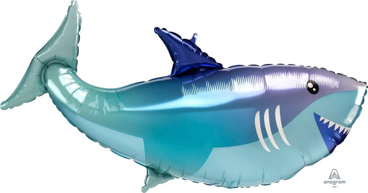Shark Jumbo Balloon 38'' - JJ's Party House