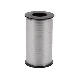 Silver Curling Ribbon 500yds - JJ's Party House