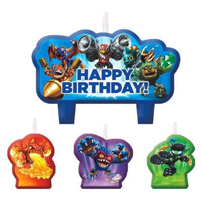 Skylanders (tm) Birthday Candl - JJ's Party House - Custom Frosted Cups and Napkins