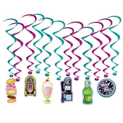 Soda Shop Whirl Decorations - JJ's Party House