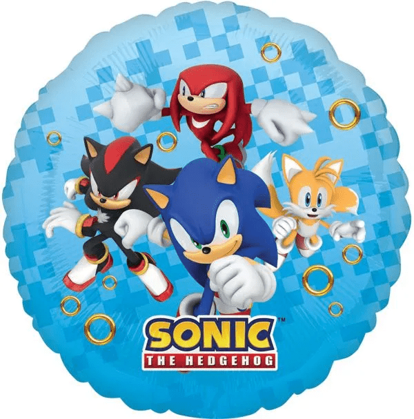 Sonic the Hedgehog 2 Mylar Balloon 17" - JJ's Party House