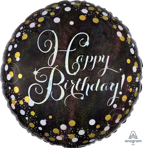 Sparkling Birthday Mylar Balloon 18