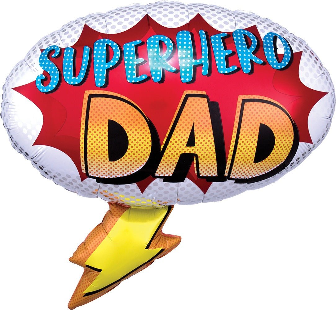 Superhero Dad Jumbo Balloon - Father's Day - JJ's Party House