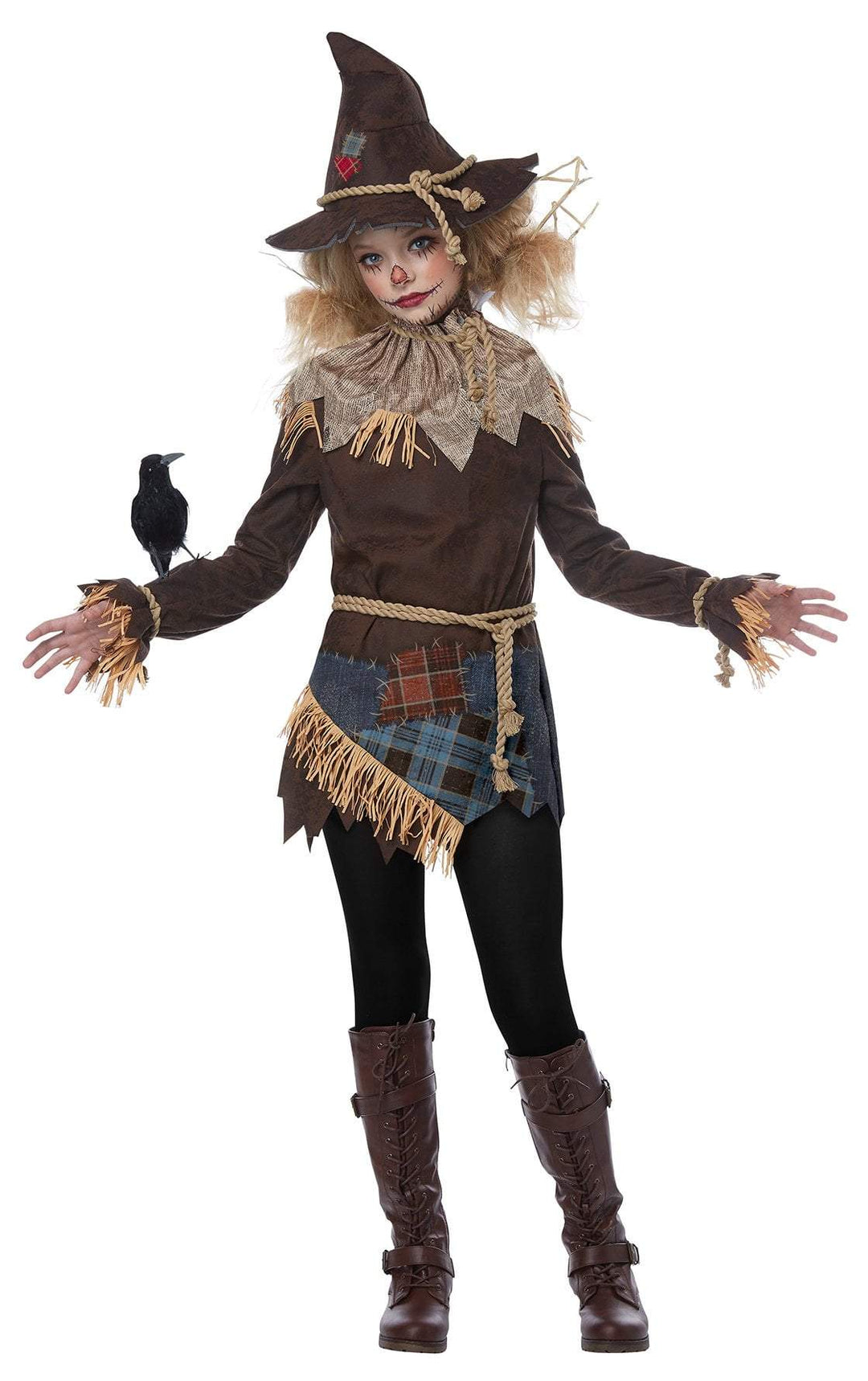 Teen Girls Creepy Scarecrow Costume - JJ's Party House