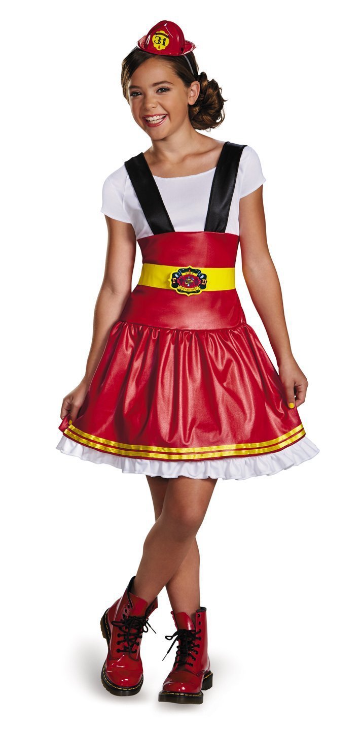 Teen Girls Fire Girl Costume - JJ's Party House