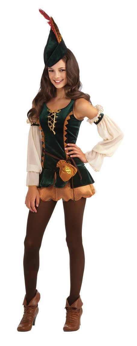 Teen Girls Forest Bandit Costume - JJ's Party House