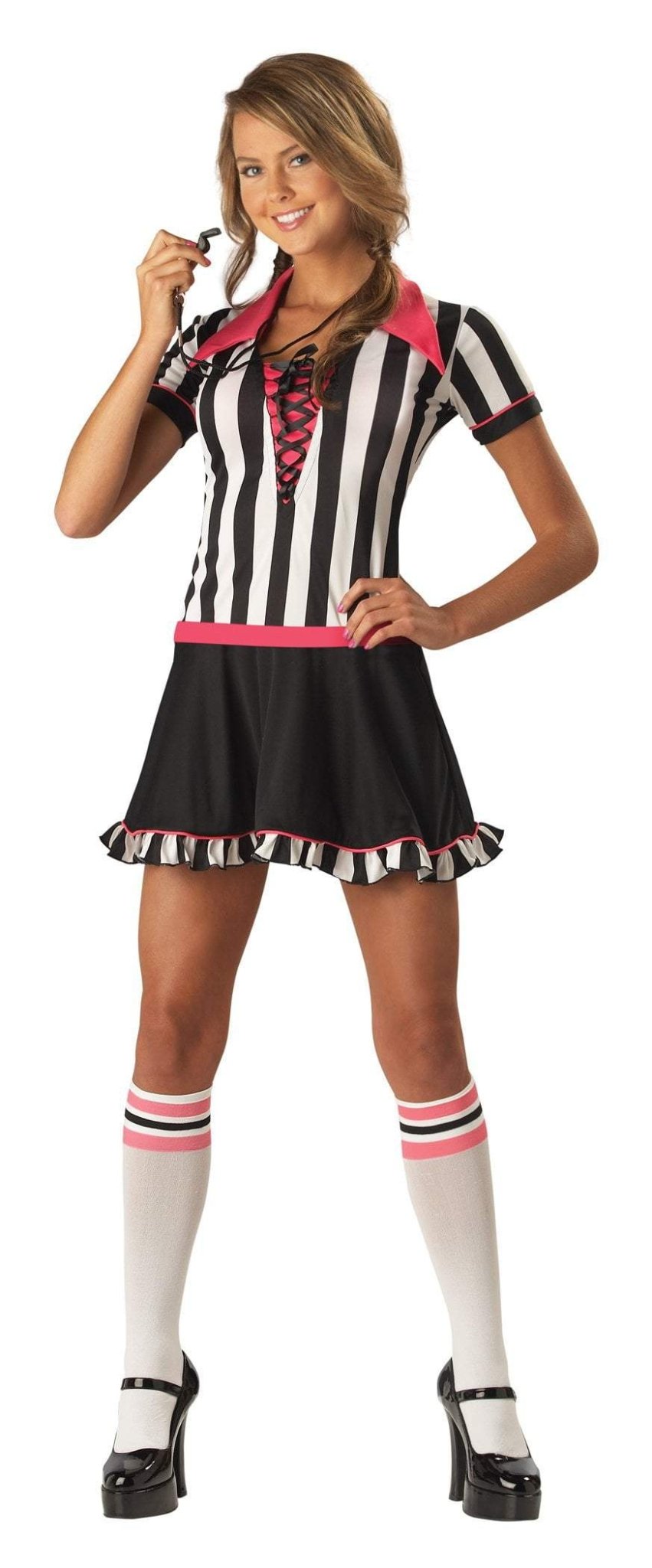 Teen Girls Racy Referee Costume - JJ's Party House
