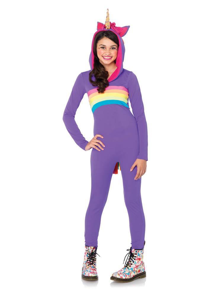 Teen Girls Rainbow Unicorn Costume - JJ's Party House