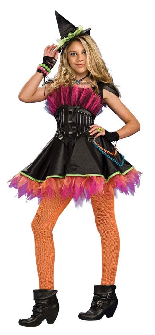 Teen Girls Rockin' Out Witch Costume - JJ's Party House