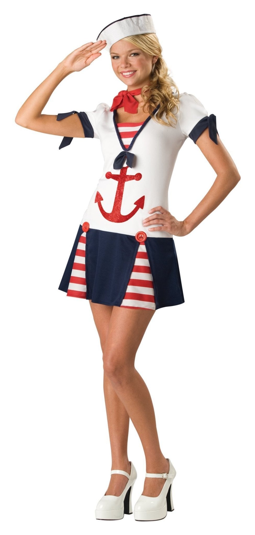 Teen Girls Sassy Sailor Costume - JJ's Party House