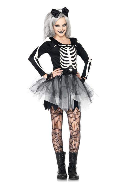 Teen Girls Sassy Skeleton Costume - JJ's Party House