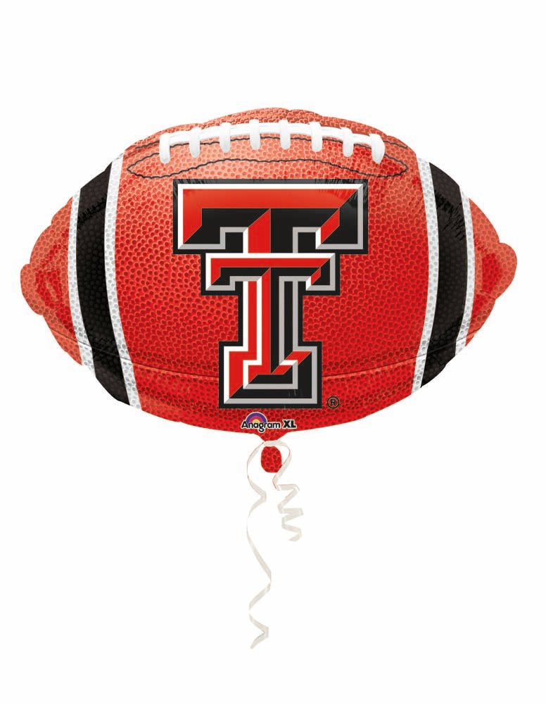 Texas Tech Mylar Balloon 18" - JJ's Party House