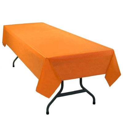 Tg-Tangerine 54"X 108" Tableco - JJ's Party House - Custom Frosted Cups and Napkins