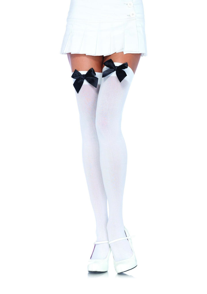 Thigh High Stockings with Bows - JJ's Party House