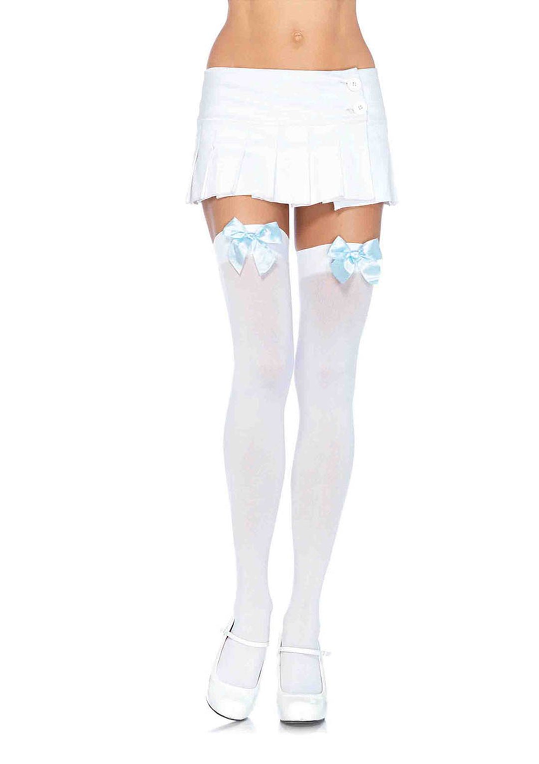 Thigh High Stockings with Bows - JJ's Party House