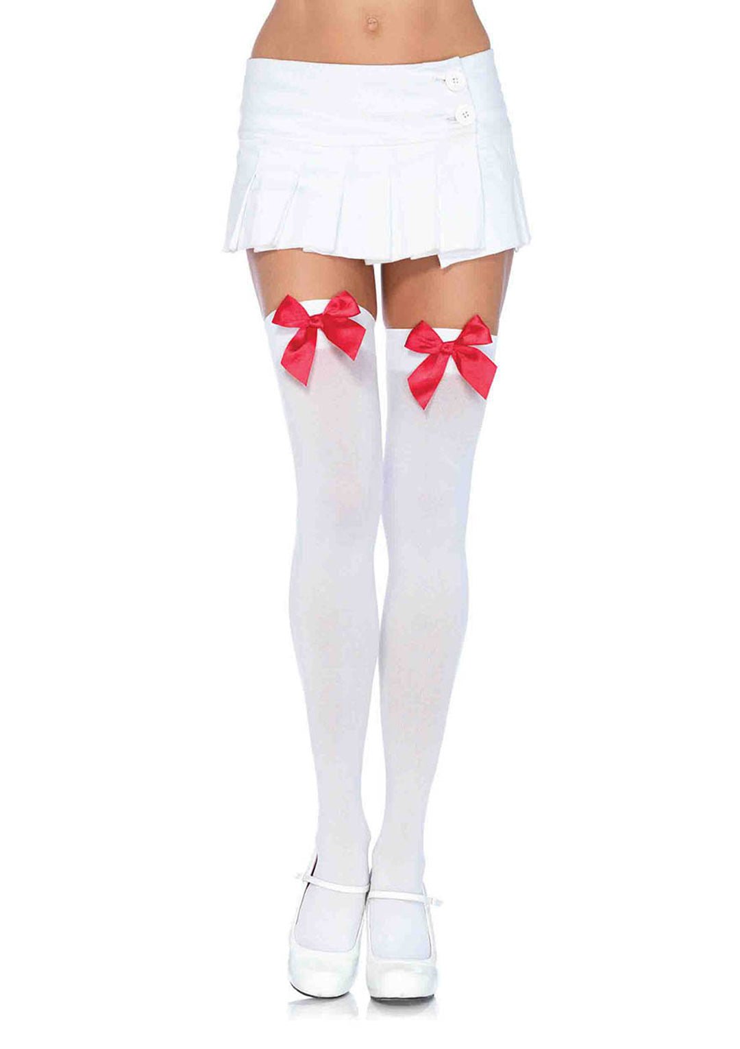 Thigh High Stockings with Bows - JJ's Party House