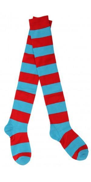 Thing 1 & Thing 2 Striped Socks - JJ's Party House