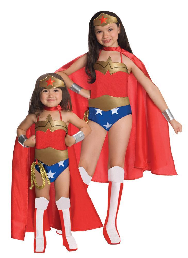 Toddler Girls Deluxe Wonder Woman Costume - JJ's Party House
