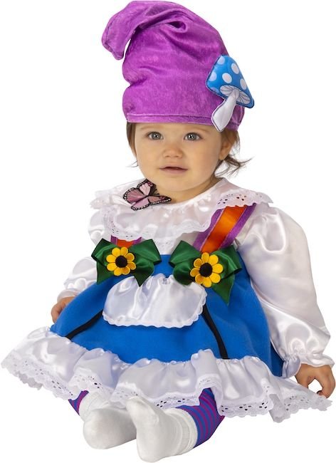 Toddler Girls Garden Gnome Costume - JJ's Party House