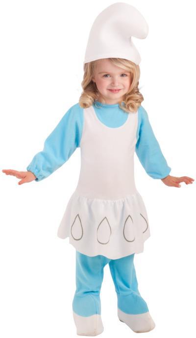 Toddler Girls Smurfette Costume - The Smurfs - JJ's Party House
