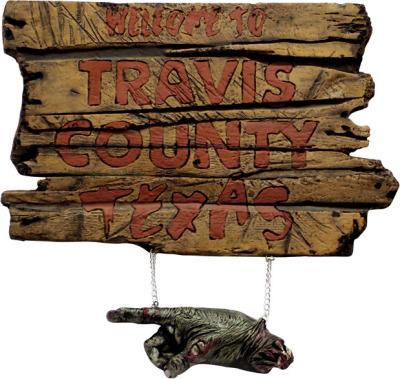 Travis Cnty Sign - Tex Ch Mass - JJ's Party House