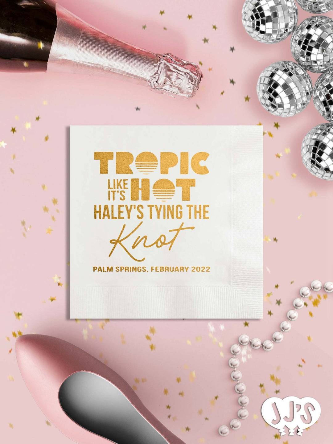 Tropic Like It's Hot Bachelorette Party Napkins - JJ's Party House