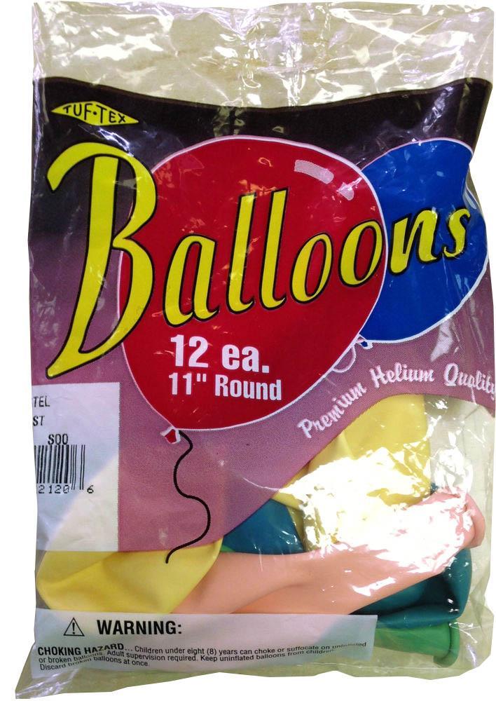 Tuftex Paste 17" Assorted Balloon - JJ's Party House