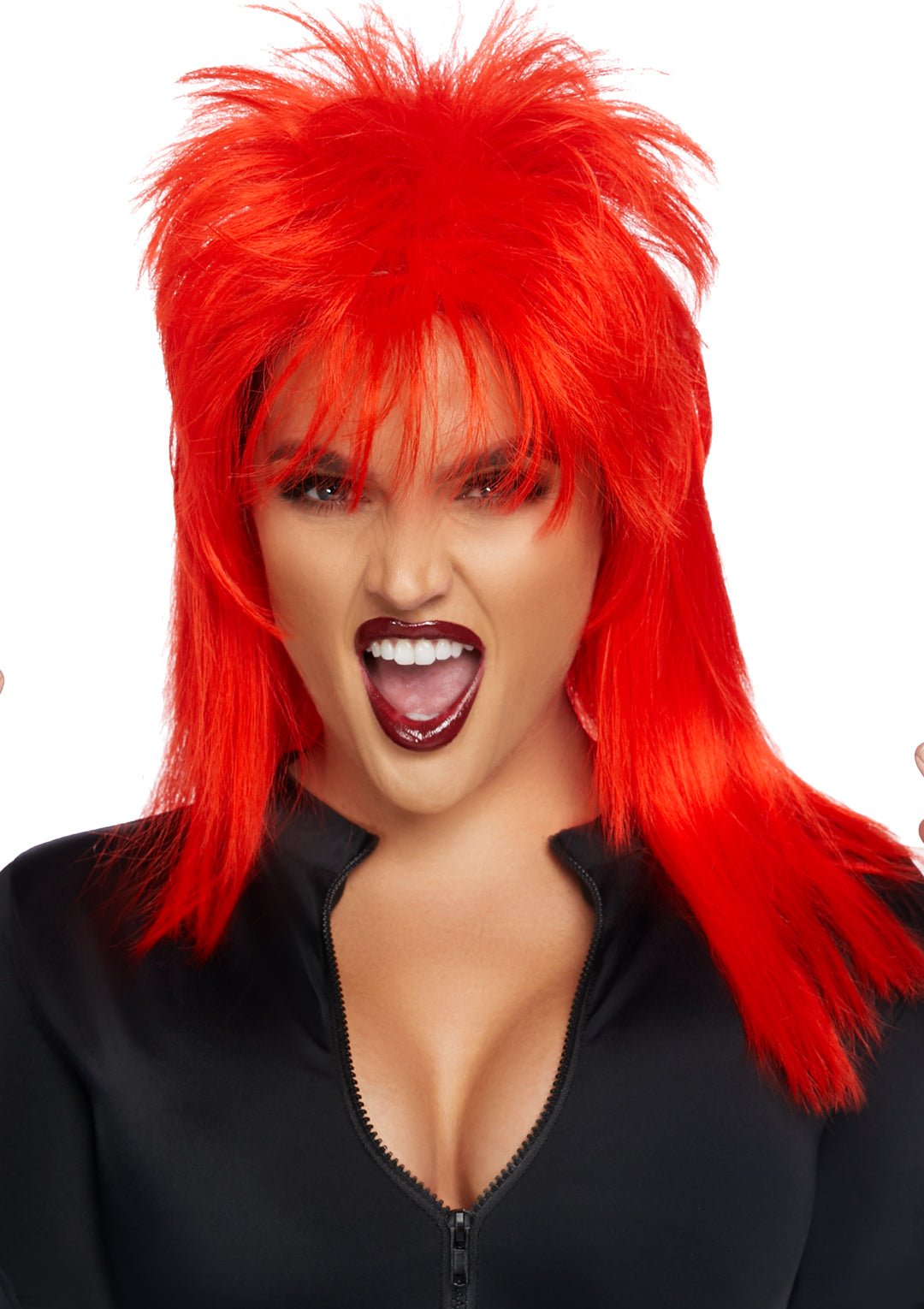 Unisex Rockstar Wig RED - JJ's Party House