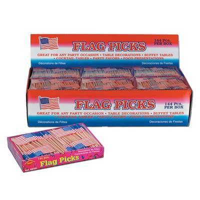 US Flag Picks - 144pc - JJ's Party House