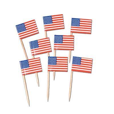 US Flag Picks - 50ct - JJ's Party House