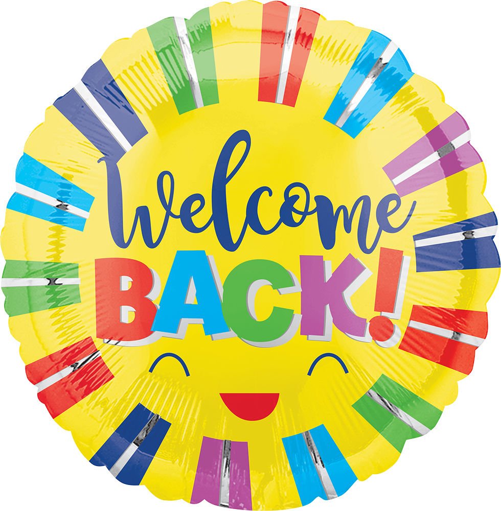 Welcome Back Balloon 18'' - JJ's Party House
