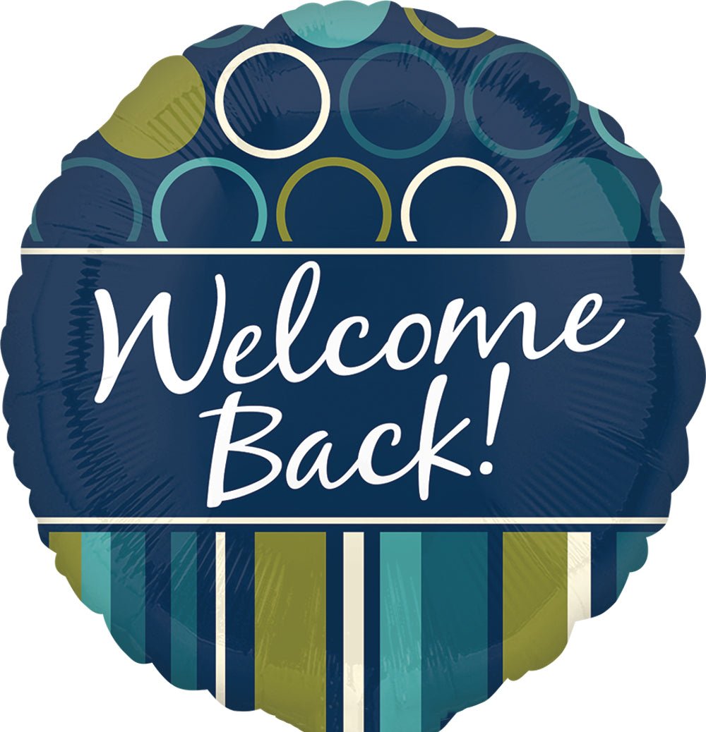 Welcome Back Mylar Balloon 18" - JJ's Party House