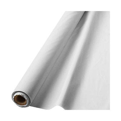 White Solid Table Roll, 40" x 150' - JJ's Party House - Custom Frosted Cups and Napkins