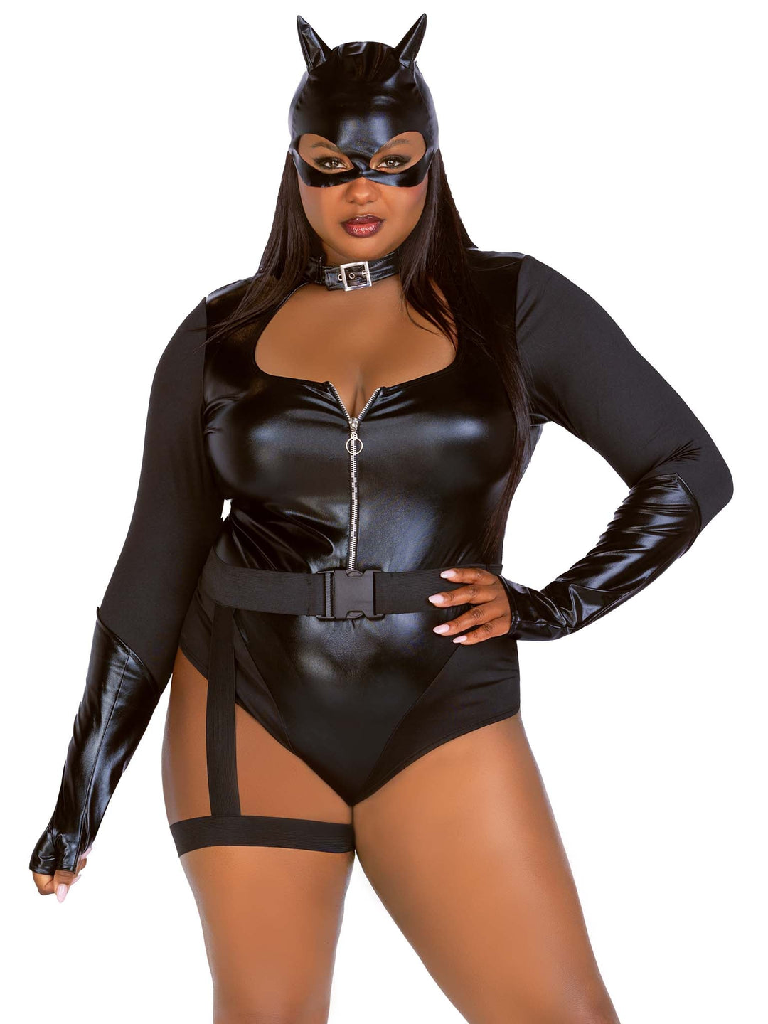 Womens Plus Fierce Feline Costume - JJ's Party House