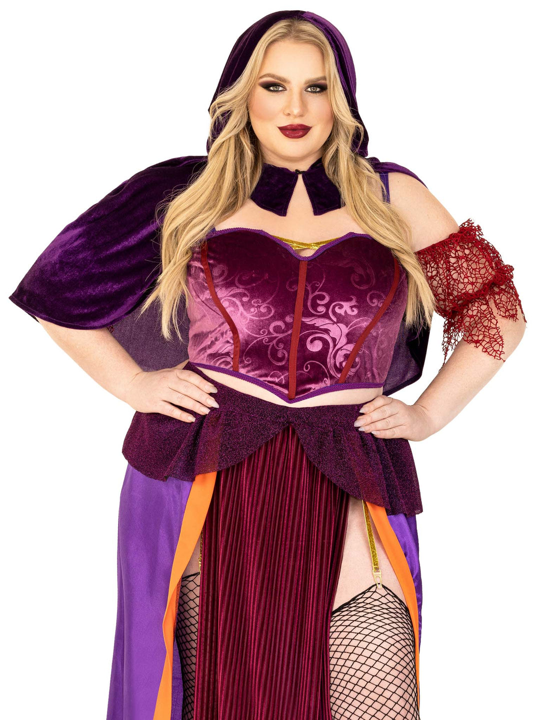 Womens Plus Size Black Magic Babe Costume - JJ's Party House