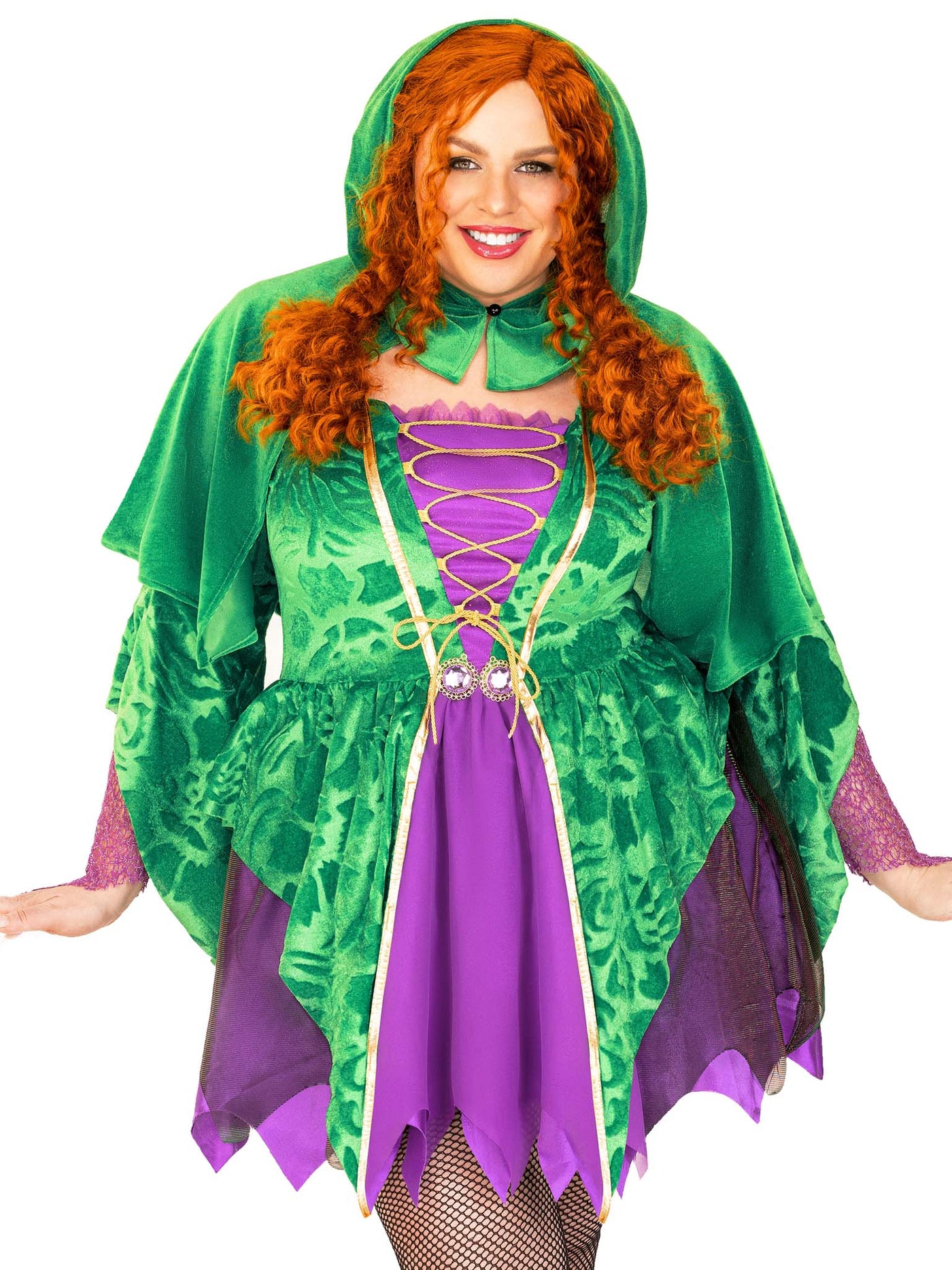 Womens Plus Size Crafty Spellcaster Costume - JJ's Party House