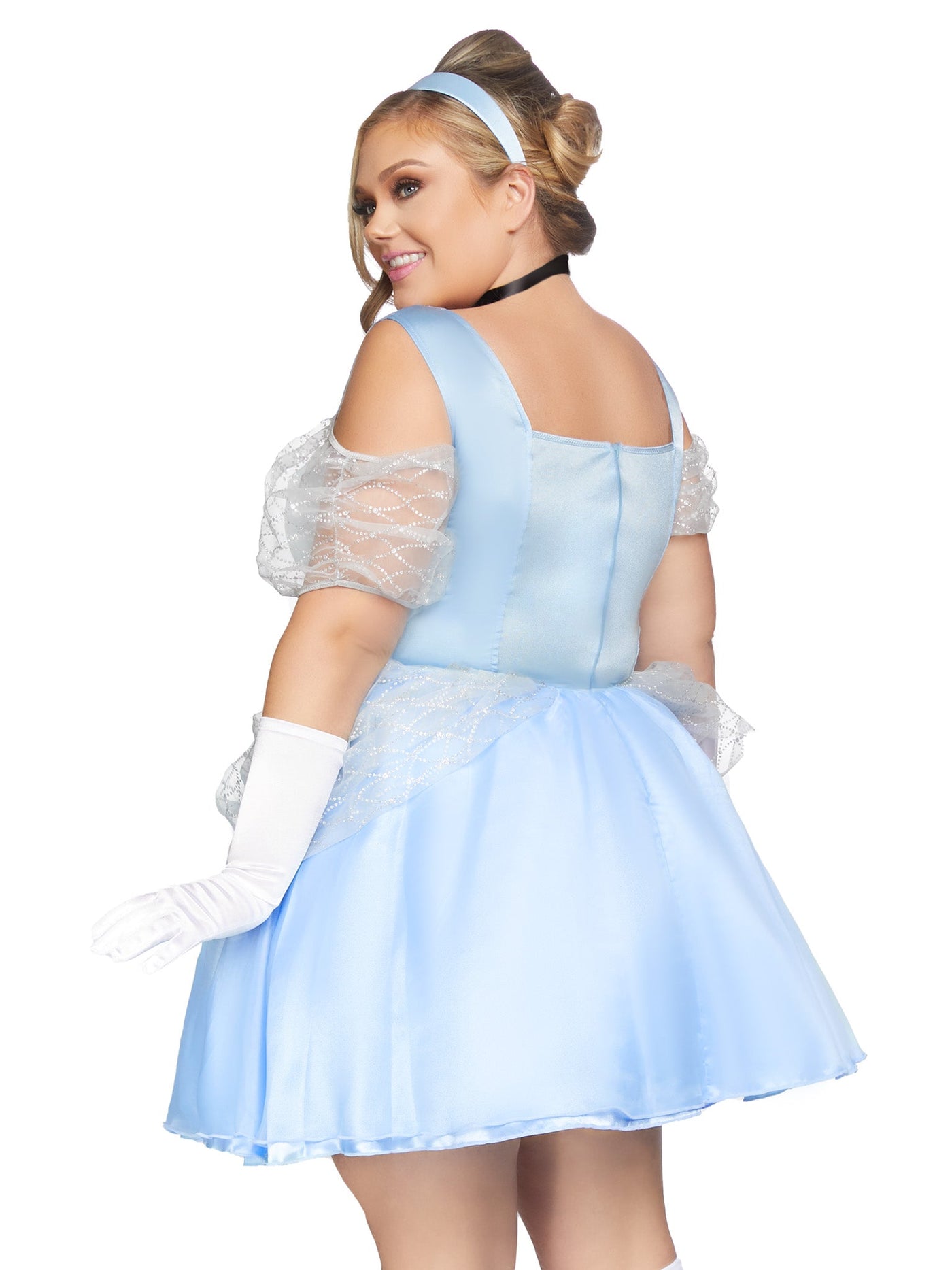 Womens Plus Size Glass Slipper Sweetie Costume - JJ's Party House