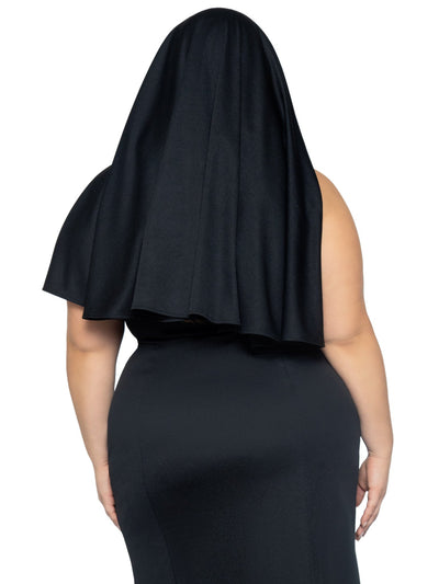 Womens Plus Size Sultry Sinner Nun Costume - JJ's Party House