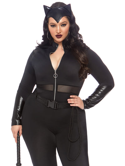 Womens Plus Size Sultry Supervillain Costume - JJ's Party House