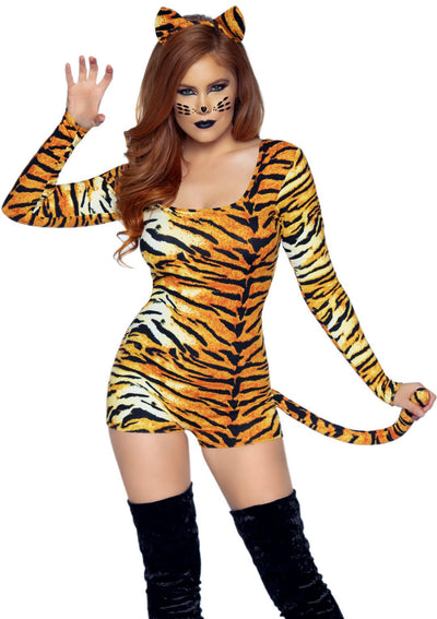 Womens Untamed Tiger Costume - JJ's Party House