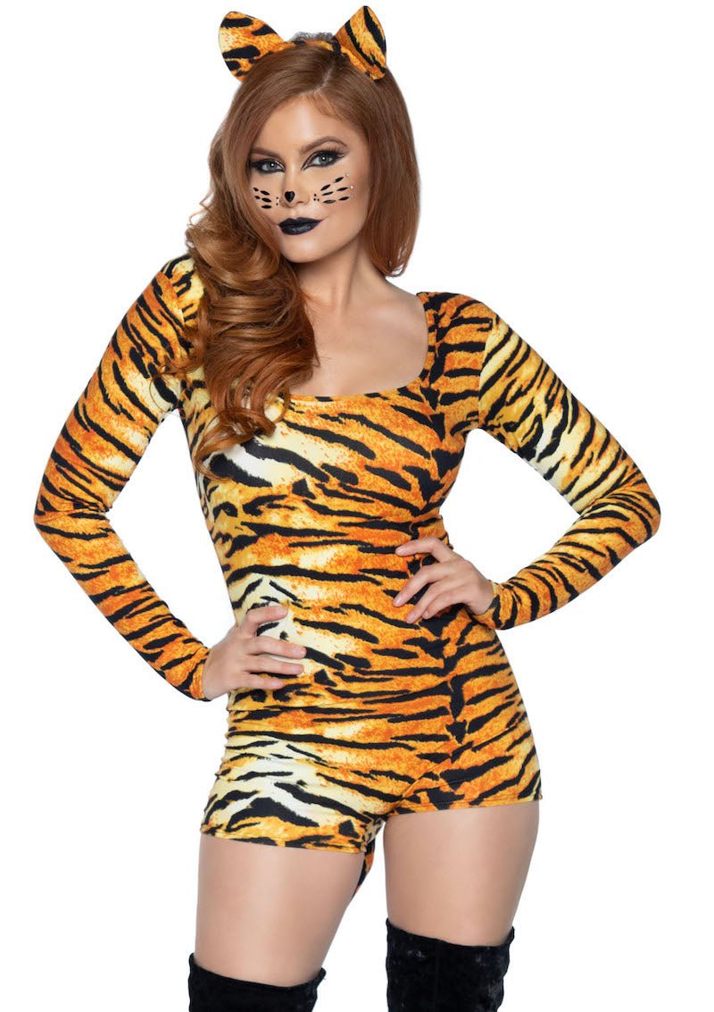 Womens Untamed Tiger Costume - JJ's Party House