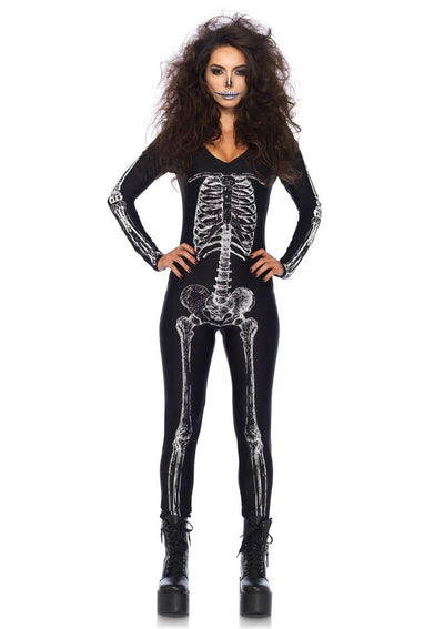 X-Ray Skeleton Catsuit Costume - JJ's Party House