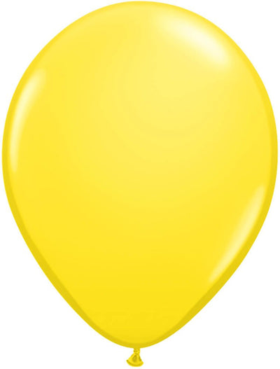 Yellow 11'' Latex Balloon - JJ's Party House