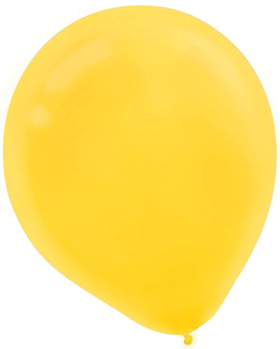 Yellow Sunshine Latex Balloons 100ct - JJ's Party House